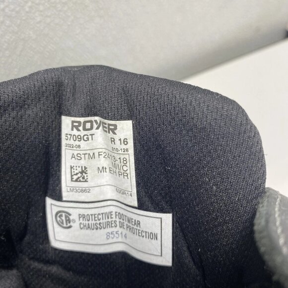 NEW ROYER Agility Interguard Work Boots Men’s Size 16R – Black – New Without Box - Picture 2 of 6